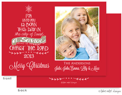 Take Note Designs Digital Holiday Photo Cards - City of David Christmas Tree Take Note Designs Digital Holiday Photo Cards - City of David Christmas Tree
