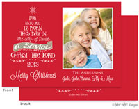 Take Note Designs Digital Holiday Photo Cards - City of David Christmas Tree