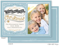 Take Note Designs Digital Holiday Photo Cards - Vintage Christmas Banner