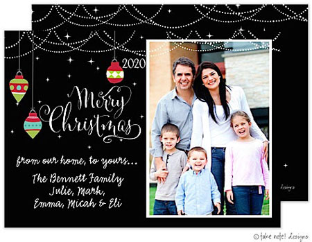Take Note Designs Digital Holiday Photo Cards - Ornament Cheer Take Note Designs Digital Holiday Photo Cards - Ornament Cheer