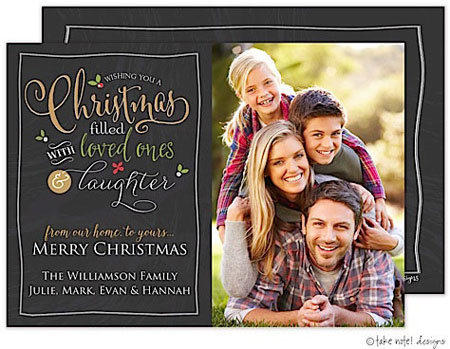 Take Note Designs Digital Holiday Photo Cards - Christmas Word Art Chalkboard Take Note Designs Digital Holiday Photo Cards - Christmas Word Art Chalkboard