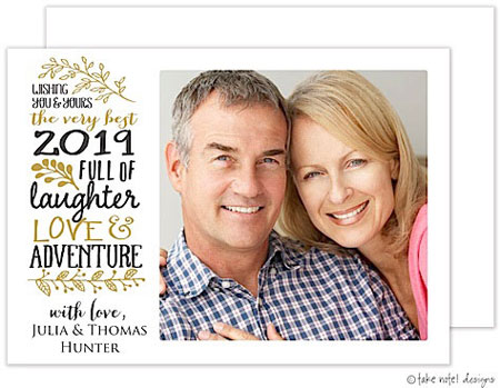 Take Note Designs Digital Holiday Photo Cards - Love, Laughter & Adventure Take Note Designs Digital Holiday Photo Cards - Love, Laughter & Adventure