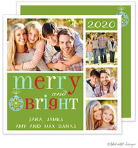 Take Note Designs Digital Holiday Photo Cards - Festive Merry And Bright