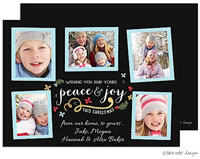 Take Note Designs Digital Holiday Photo Cards - Peace and Joy This Christmas