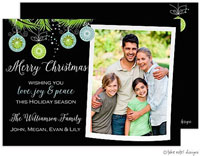 Take Note Designs Digital Holiday Photo Cards - Ornaments And Boughs