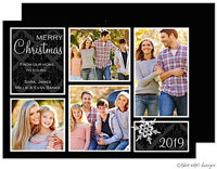 Take Note Designs Digital Holiday Photo Cards - Damask Corners Classic