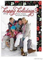 Take Note Designs Digital Holiday Photo Cards - Happy Holidays Overlay Vertical