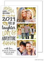 Take Note Designs Digital Holiday Photo Cards - Love, Laughter & Adventure Vertical