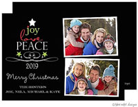 Take Note Designs Digital Holiday Photo Cards - Peace, Joy And Love Tree Snapshots
