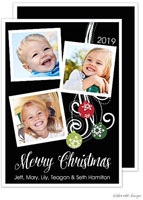 Take Note Designs Digital Holiday Photo Cards - Ornaments Swing Trio
