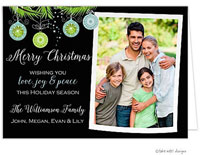 Take Note Designs Digital Holiday Photo Cards - Ornaments And Boughs