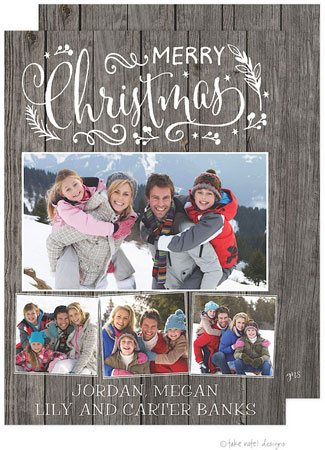 Take Note Designs Digital Holiday Photo Cards - Enchanted Rustic Christmas Take Note Designs Digital Holiday Photo Cards - Enchanted Rustic Christmas