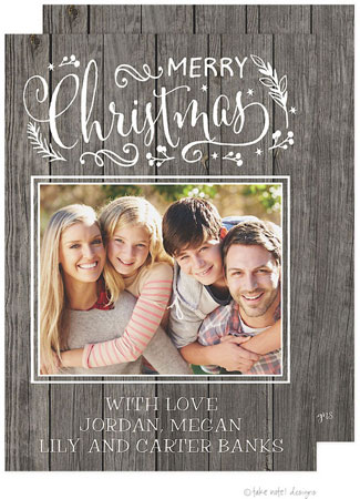 Take Note Designs Digital Holiday Photo Cards - Enchanted Rustic Christmas Take Note Designs Digital Holiday Photo Cards - Enchanted Rustic Christmas