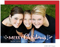 Take Note Designs Digital Holiday Photo Cards - Christmas Sprig Overlay