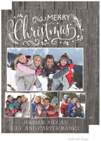 Take Note Designs Digital Holiday Photo Cards - Enchanted Rustic Christmas