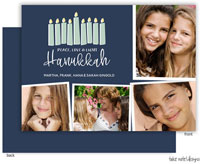 Take Note Designs Photo Hanukkah Cards - Peace, Love & Light Hanukkah Collage