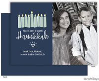 Take Note Designs Photo Hanukkah Cards - Peace, Love & Light Hanukkah