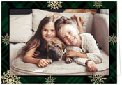Holiday Photo Mount Cards by Take Note Designs - Snowflakes