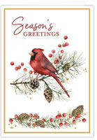 Holiday Greeting Cards by Three Bees - Cardinal