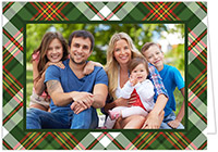 Holiday Photo Mount Cards by Three Bees - Christmas Plaid #11