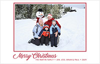 Holiday Photo Mount Cards by Three Bees (Marguerite Christmas)