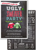 Holiday Invitations by Tumbalina  (Ugly Sweater Party)