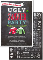 Holiday Invitations by Tumbalina (Ugly Sweater Party)