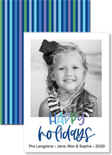 Digital Holiday Cards by iDesign - Happy Holiday Blues