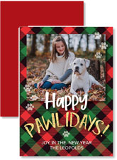 Digital Holiday Cards by iDesign - Happy Pawlidays