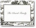 Holiday Calling Cards by Boatman Geller - Toile Black