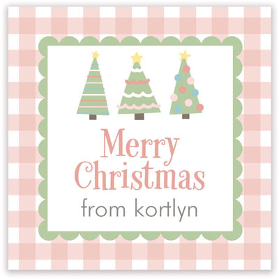 Holiday Enclosure Cards by HollyDays (Pastel Trees)