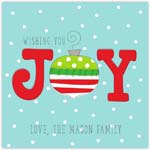 Holiday Enclosure Cards by HollyDays (Joy Ornament)