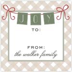 Holiday Enclosure Cards by HollyDays (Gingham Joy)