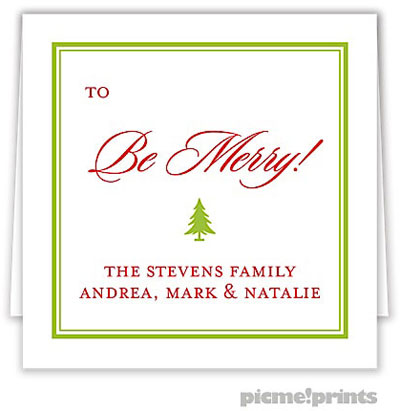 Holiday Gift Enclosure Cards by PicMe Prints - Traditional Border Grasshopper (Folded) Holiday Gift Enclosure Cards by PicMe Prints - Traditional Border Grasshopper (Folded)
