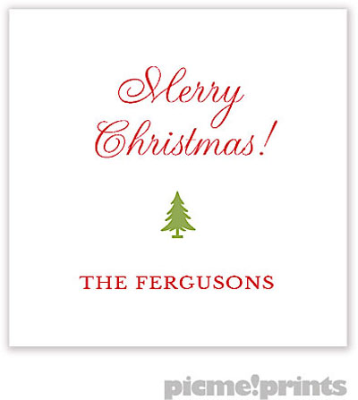 Holiday Gift Enclosure Cards by PicMe Prints - Solid White Square (Flat) Holiday Gift Enclosure Cards by PicMe Prints - Solid White Square (Flat)