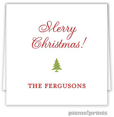 Holiday Gift Enclosure Cards by PicMe Prints - Solid White Square (Folded) Holiday Gift Enclosure Cards by PicMe Prints - Solid White Square (Folded)