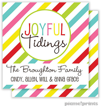 Holiday Gift Enclosure Cards by PicMe Prints - Joyful Tidings Square (Flat) Holiday Gift Enclosure Cards by PicMe Prints - Joyful Tidings Square (Flat)