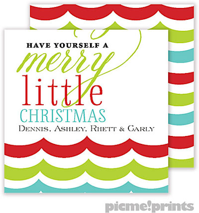 Holiday Gift Enclosure Cards by PicMe Prints - Merry Little Christmas Square (Flat) Holiday Gift Enclosure Cards by PicMe Prints - Merry Little Christmas Square (Flat)