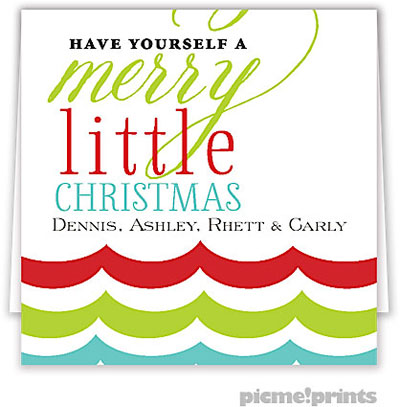 Holiday Gift Enclosure Cards by PicMe Prints - Merry Little Christmas Square (Folded) Holiday Gift Enclosure Cards by PicMe Prints - Merry Little Christmas Square (Folded)