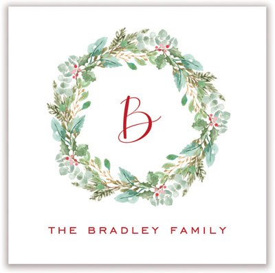 Holiday Gift Enclosure Cards by PicMe Prints - Welcoming Wreath (Flat) Holiday Gift Enclosure Cards by PicMe Prints - Welcoming Wreath (Flat)