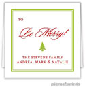 Holiday Gift Enclosure Cards by PicMe Prints - Traditional Border Grasshopper (Folded)
