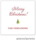 Holiday Gift Enclosure Cards by PicMe Prints - Solid White Square (Flat)