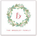 Holiday Gift Enclosure Cards by PicMe Prints - Welcoming Wreath (Flat)