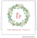Holiday Gift Enclosure Cards by PicMe Prints - Welcoming Wreath (Folded)