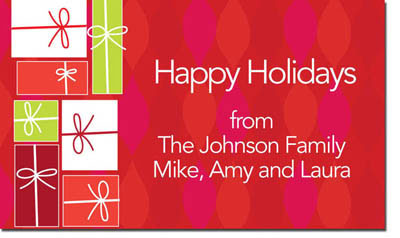 Spark & Spark Holiday Calling Cards - Here'S Your Christmas Presents Spark & Spark Holiday Calling Cards - Here'S Your Christmas Presents