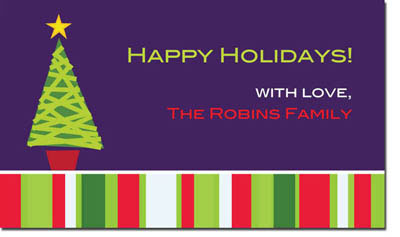 Spark & Spark Holiday Calling Cards - Happy Holidays Spark & Spark Holiday Calling Cards - Happy Holidays
