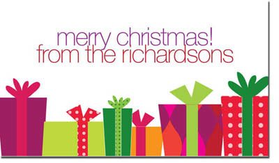 Spark & Spark Holiday Calling Cards - My Gifts To You Spark & Spark Holiday Calling Cards - My Gifts To You