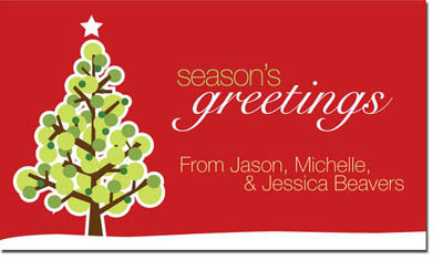 Spark & Spark Holiday Calling Cards - Ready For Christmas Spark & Spark Holiday Calling Cards - Ready For Christmas