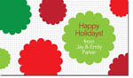 Spark & Spark Holiday Calling Cards - Christmas Stamps