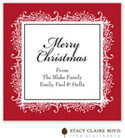 Stacy Claire Boyd - Holiday Calling Cards (Snowdrift - Ruby - Flat)
